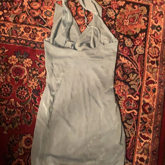 REVOLVE SUPERDOWN HALTER MINI DRESS - Picture 9 of 9